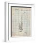 Conn a Melody Saxophone Patent-Cole Borders-Framed Art Print