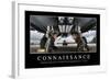 Connaissance: Citation Et Affiche D'Inspiration Et Motivation-null-Framed Photographic Print