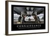 Connaissance: Citation Et Affiche D'Inspiration Et Motivation-null-Framed Photographic Print