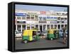 Connaught Place, New Delhi, India, Asia-Wendy Connett-Framed Stretched Canvas