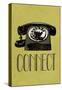 Connect Retro Telephone-null-Stretched Canvas