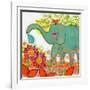 Connected - Elephant-Wyanne-Framed Giclee Print