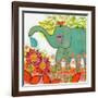 Connected - Elephant-Wyanne-Framed Giclee Print