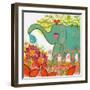 Connected - Elephant-Wyanne-Framed Giclee Print