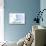 Connecticut - Anchor - Blue - Coastal Icon-Lantern Press-Stretched Canvas displayed on a wall