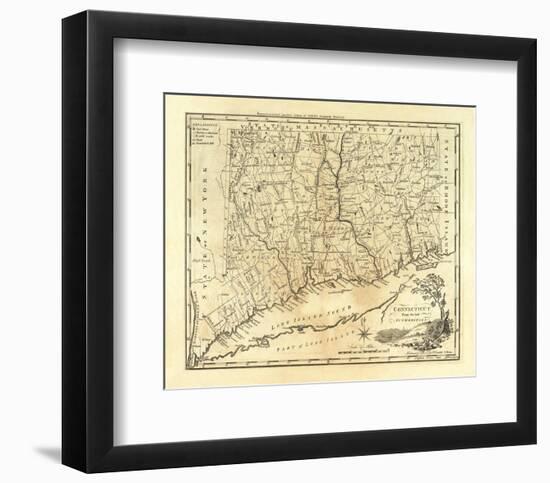 Connecticut, c.1795-Mathew Carey-Framed Art Print