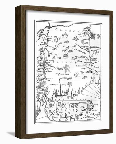 Connecticut, C17th Century-John Seller-Framed Giclee Print