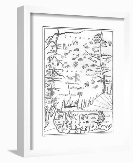 Connecticut, C17th Century-John Seller-Framed Giclee Print