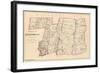 Connecticut: Hartford County North, c.1893-null-Framed Art Print