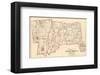 Connecticut: Hartford County South, c.1893-null-Framed Art Print