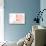 Connecticut - Lighthouse - Coral - Coastal Icon-Lantern Press-Stretched Canvas displayed on a wall