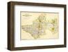 Connecticut: New Haven County North, c.1893-null-Framed Art Print