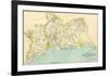 Connecticut: New Haven County South, c.1893-null-Framed Art Print