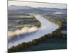 Connecticut River at Dawn As Seen From South Sugarloaf Mountain, Deerfield, Massachusetts, USA-Jerry & Marcy Monkman-Mounted Photographic Print
