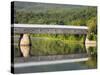 Connecticut River Between Windsor, Vermont and Cornish, New Hampshire, Usa-Jerry & Marcy Monkman-Stretched Canvas