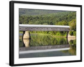 Connecticut River Between Windsor, Vermont and Cornish, New Hampshire, Usa-Jerry & Marcy Monkman-Framed Photographic Print