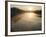 Connecticut River in Montague, Massachusetts at Sunrise on a Frosty Morning-John Nordell-Framed Photographic Print