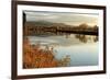 Connecticut River Tranquil Autumn Scenic Vista-George Oze-Framed Photographic Print