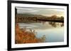 Connecticut River Tranquil Autumn Scenic Vista-George Oze-Framed Photographic Print