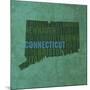 Connecticut State Words-David Bowman-Mounted Giclee Print