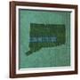 Connecticut State Words-David Bowman-Framed Giclee Print