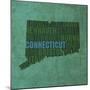 Connecticut State Words-David Bowman-Mounted Giclee Print