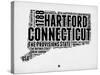 Connecticut Word Cloud 2-NaxArt-Stretched Canvas