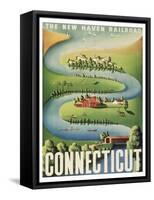 Connecticut-null-Framed Stretched Canvas