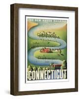 Connecticut-null-Framed Art Print