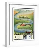 Connecticut-null-Framed Art Print