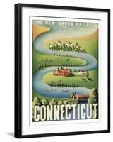 Connecticut-null-Framed Art Print