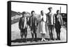 Connemara Children, Ireland-null-Framed Stretched Canvas