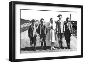 Connemara Children, Ireland-null-Framed Art Print