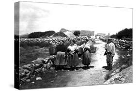 Connemara Turf, Ireland-null-Stretched Canvas