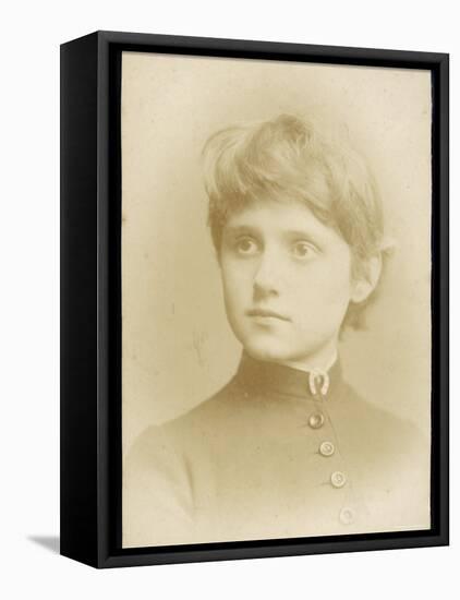 Connie Gilchrist English Actress as a Young Girl-null-Framed Stretched Canvas