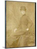 Connie Gilchrist English Actress in Her Riding Clothes-null-Mounted Photographic Print