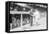 Connie Mack Opens the Game in 1919-null-Framed Stretched Canvas