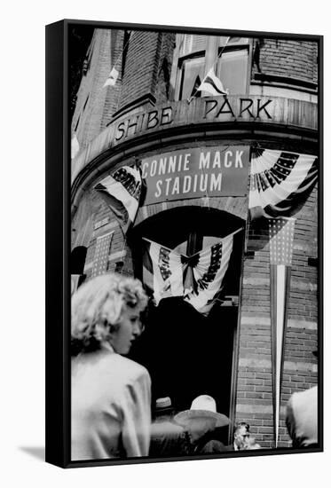Connie Mack Stadium, Formerly Shibe Park, Philadelphia, Pennsylvania-null-Framed Stretched Canvas