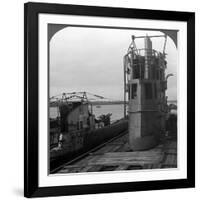 Conning Tower of a Mine-Laying German U-Boat, World War I, 1914-1918-null-Framed Photographic Print