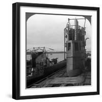 Conning Tower of a Mine-Laying German U-Boat, World War I, 1914-1918-null-Framed Photographic Print