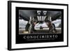 Conocimiento. Cita Inspiradora Y Póster Motivacional-null-Framed Photographic Print