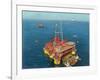 Conoco's- Mating- Hutton Tension Leg Platform 1984-Terence Cuneo-Framed Giclee Print