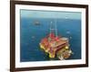 Conoco's- Mating- Hutton Tension Leg Platform 1984-Terence Cuneo-Framed Giclee Print