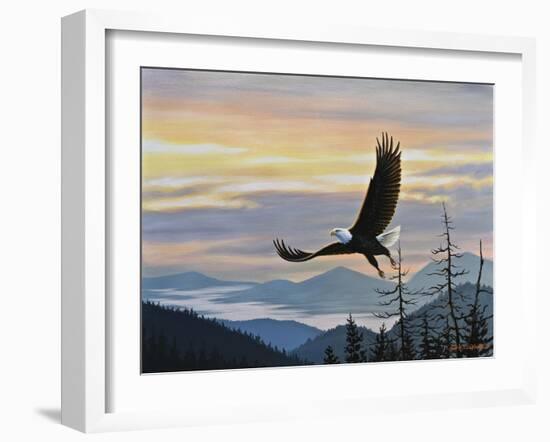 Conquered-Chuck Black-Framed Giclee Print