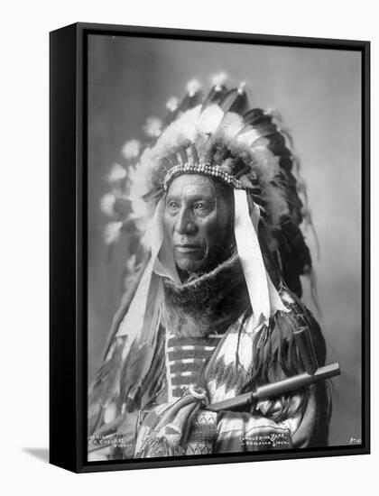 Conquering Bear, Oglala Sioux, 1899-Frank A. Rinehart-Framed Stretched Canvas