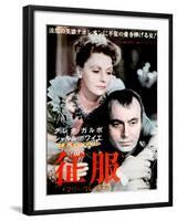 Conquest, (AKA Marie Walewska), from Left: Greta Garbo, Charles Boyer, 1937-null-Framed Art Print