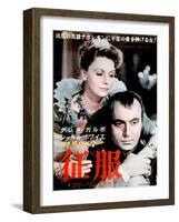 Conquest, (AKA Marie Walewska), from Left: Greta Garbo, Charles Boyer, 1937-null-Framed Art Print