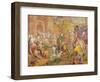 Conquest of a Turkish Town by the Venetians-Antonio Vassilacchi-Framed Giclee Print