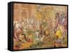 Conquest of a Turkish Town by the Venetians-Antonio Vassilacchi-Framed Stretched Canvas