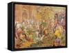Conquest of a Turkish Town by the Venetians-Antonio Vassilacchi-Framed Stretched Canvas